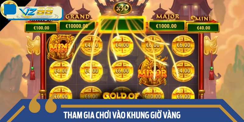 Hãy thử vận may bằng cách chơi vào những khung giờ vàng để tăng tỷ lệ thành công khi quay Nổ Hũ SV66