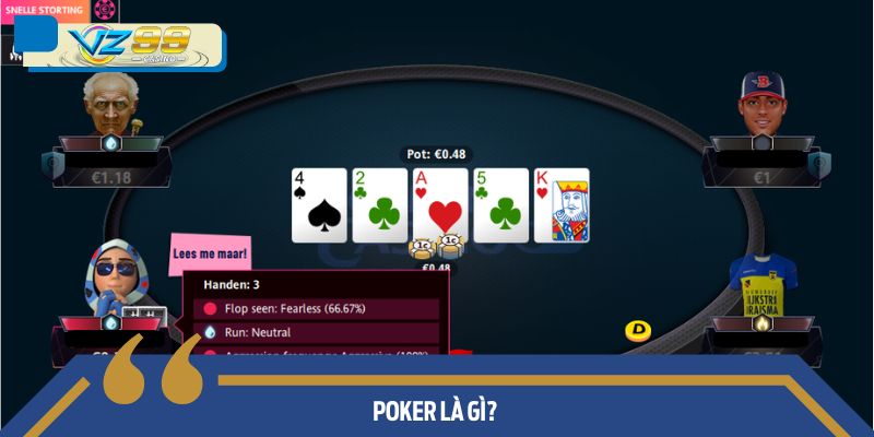 Tìm hiểu về trò chơi bài Poker danh tiếng.